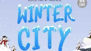 Winter City Font › Fontesk
