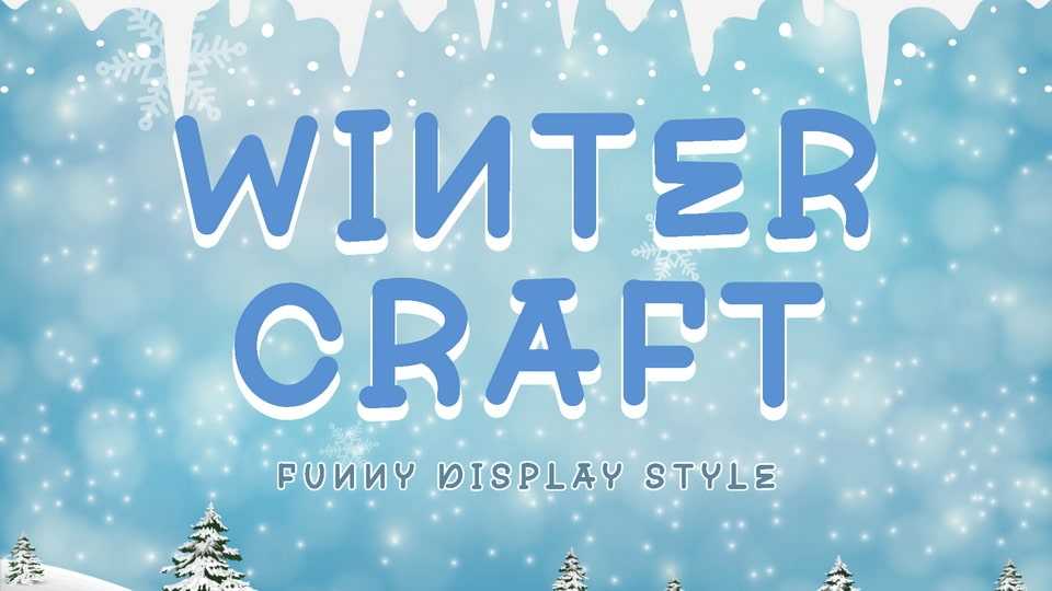 Winter Craft Font › Fontesk