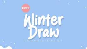 Winter Draw Font › Fontesk