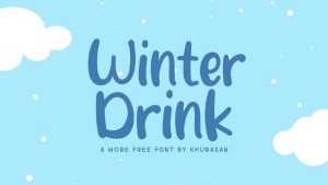 Winter Drink Font › Fontesk