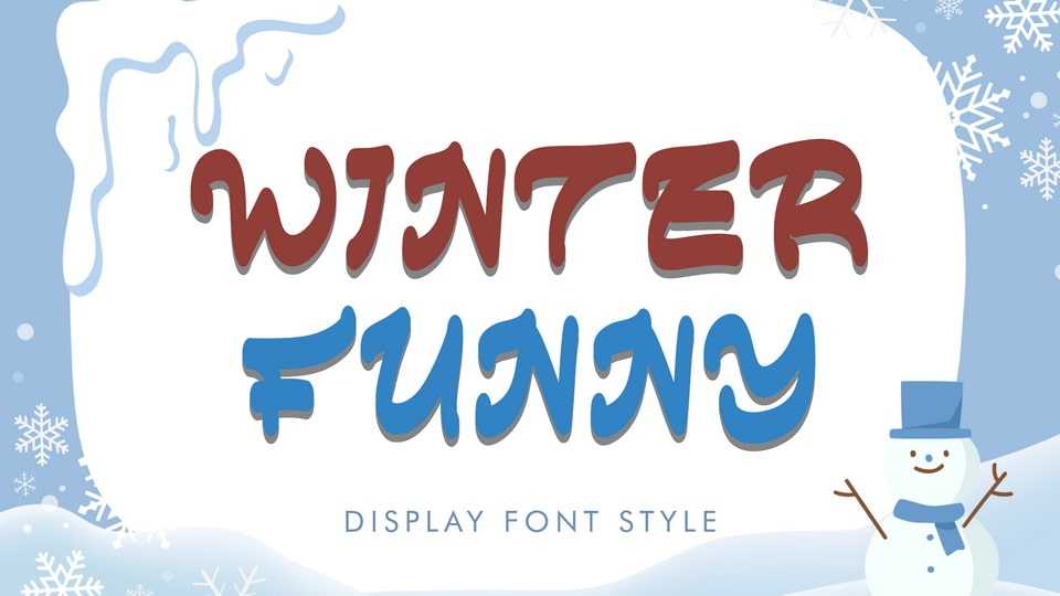 Winter Funny Font › Fontesk