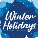 Winter Holidays Script Font