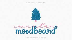 Winter Moodboard Font › Fontesk