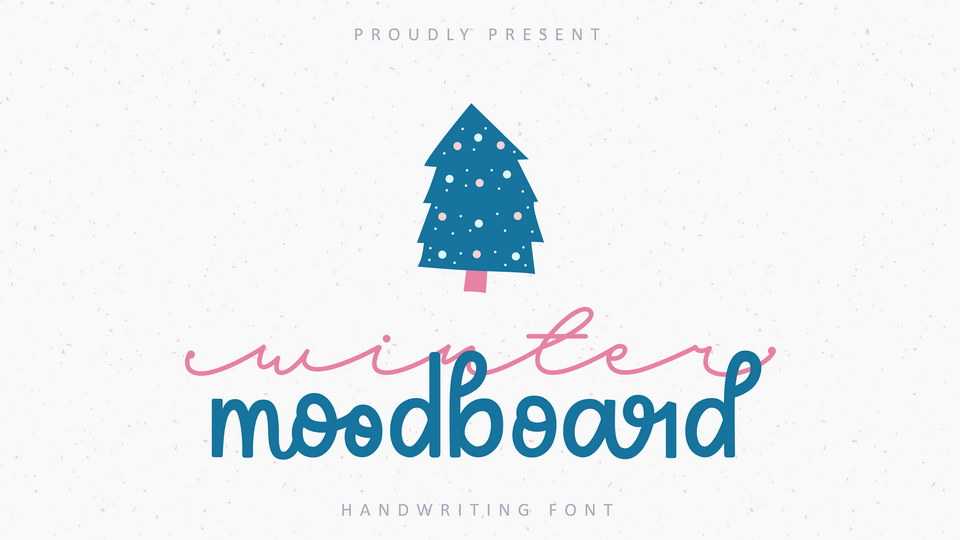 Winter Moodboard Font › Fontesk