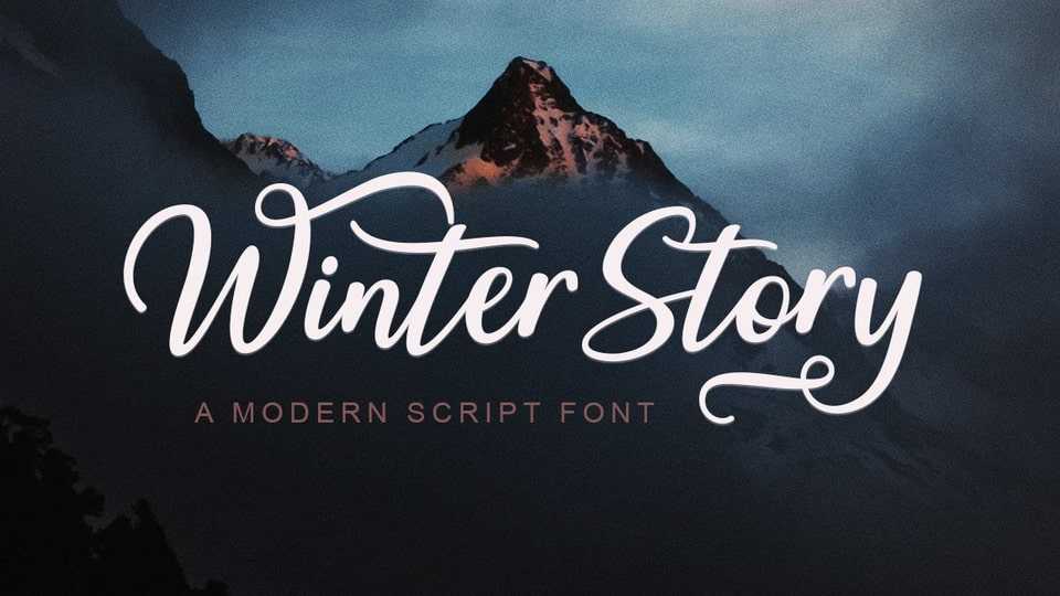 Winter Story Font › Fontesk