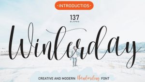 Winterday Script Font › Fontesk