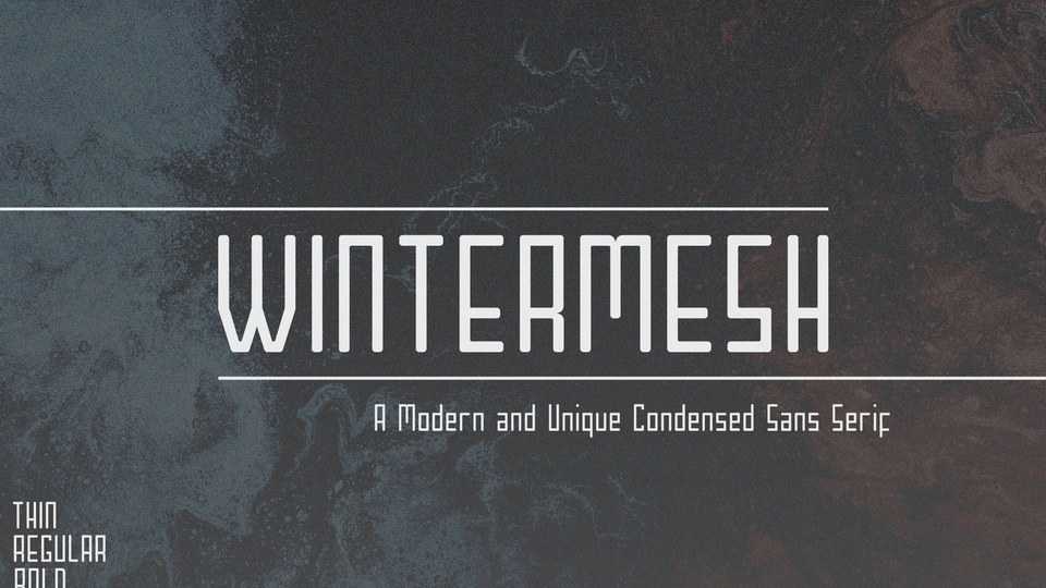 Wintermesh Font › Fontesk
