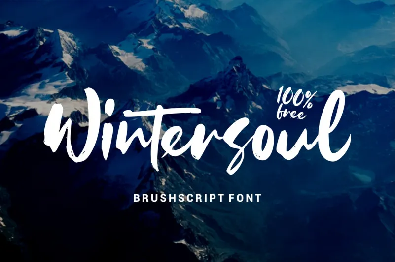 Wintersoul Brush Font