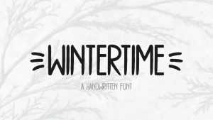 Wintertime Font › Fontesk