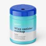 Wipe canister mockup / matt