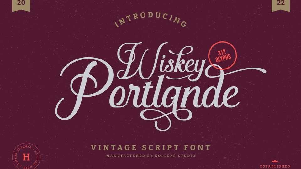 Wiskey Portlande Font › Fontesk