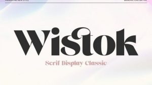 Wistok Font › Fontesk