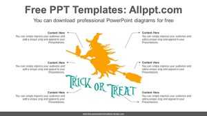 Witch Broomstick PowerPoint Diagram