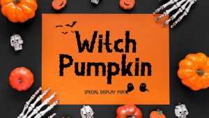 Witch Pumpkin Fon › Fontesk