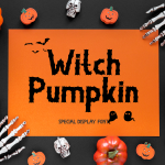 Witch Pumpkin Font
