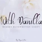 With Danilla Calligraphy Font