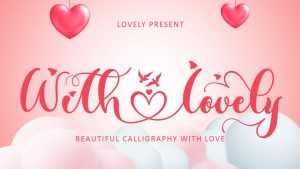 With Lovely Font › Fontesk