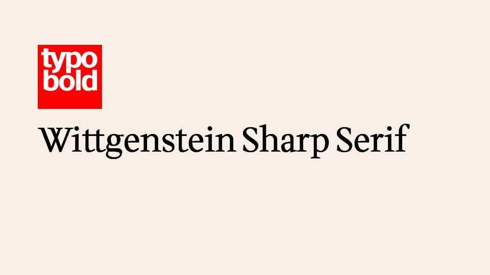 Wittgenstein Font Family › Fontesk