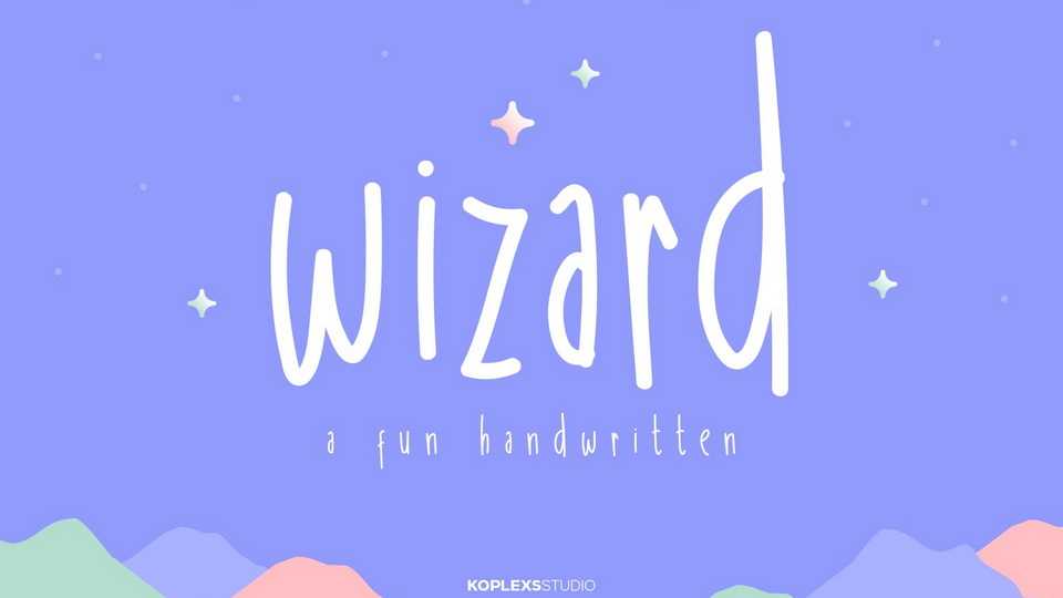Wizard Handwritten Font › Fontesk