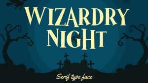 Wizardry Night Font › Fontesk