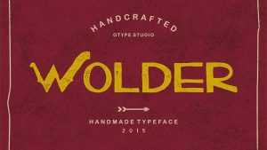 Wolder Font › Fontesk