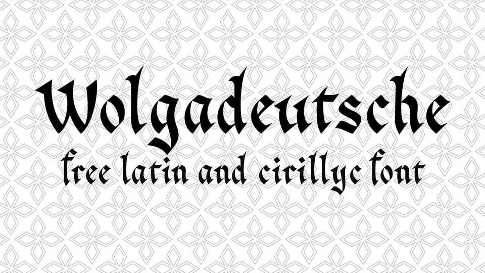 Wolgadeutsche Font › Fontesk