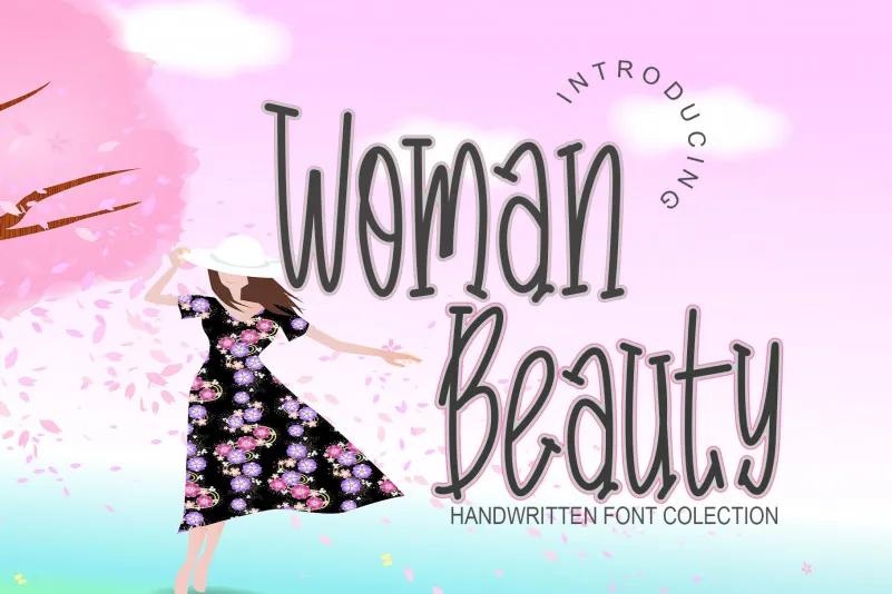 Woman Beauty Font