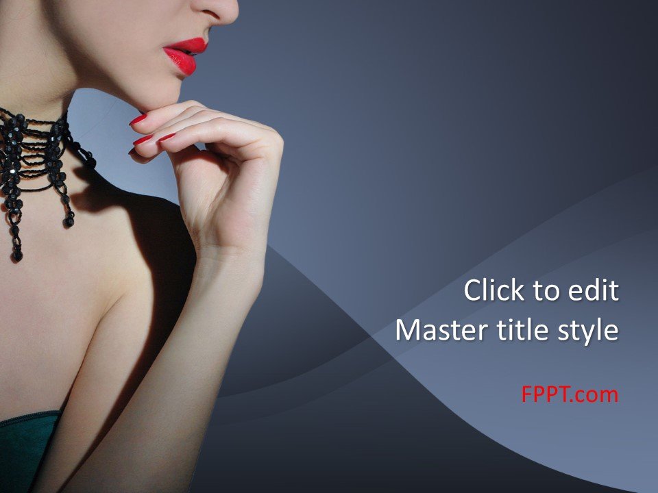 Woman Beauty PowerPoint Template