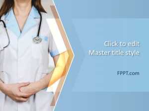 Woman Doctor PowerPoint Template