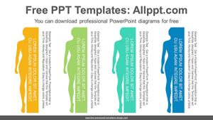 Woman Silhouette PowerPoint Diagram