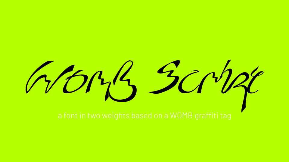 Womb Script Font › Fontesk