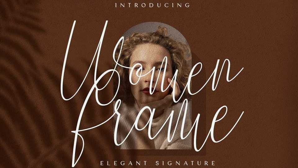 Women Frame Font › Fontesk