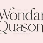 Wondar Quason Serif Font