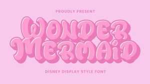 Wonder Mermaid Font › Fontesk