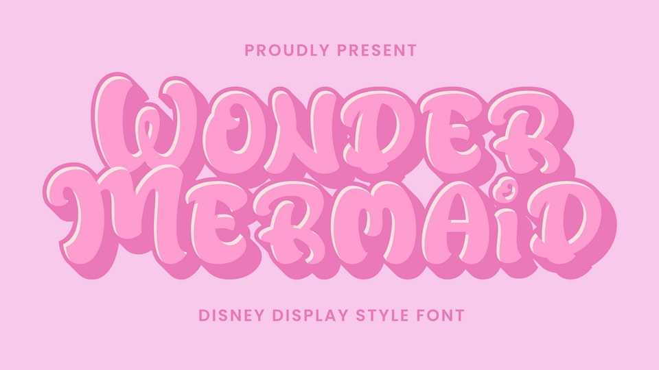 Wonder Mermaid Font › Fontesk