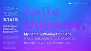 Wonder Unit Typeface › Fontesk
