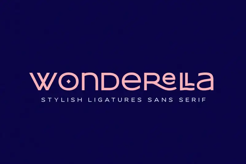 Wonderella Display Font