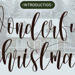 Wonderful Christmas Font › Fontesk