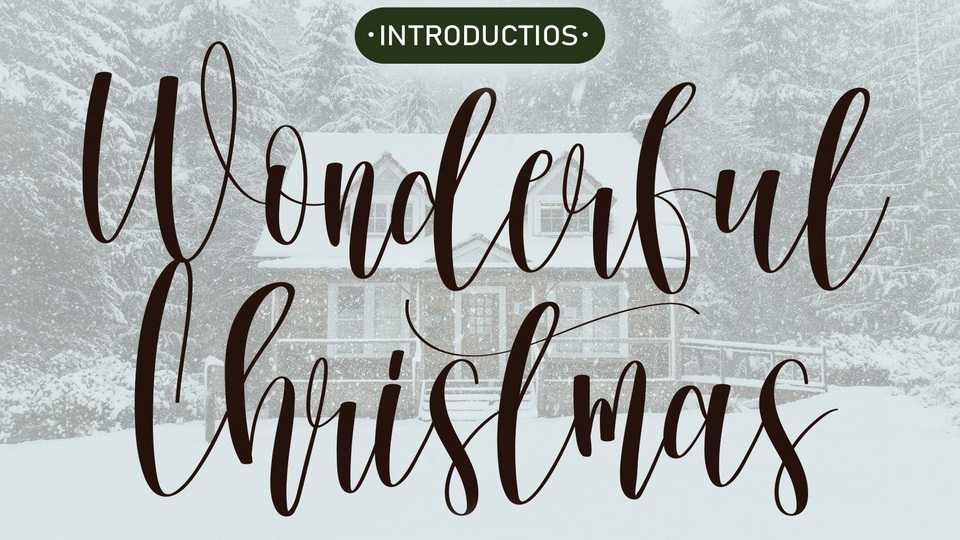 Wonderful Christmas Font › Fontesk