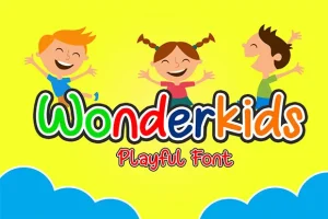 Wonderkids Display Font