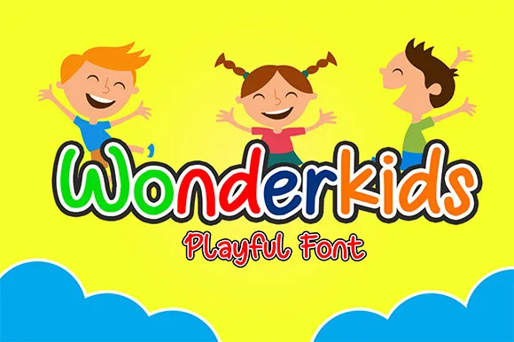 Wonderkids Display Font