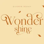 Wondershine Font - Fonte Grátis Wondershine Font