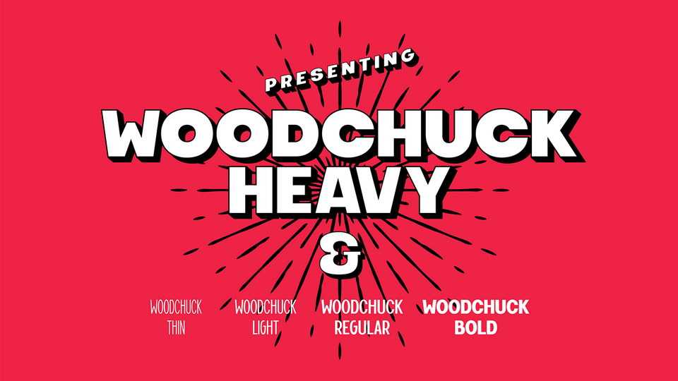 Woodchuck Font Family › Fontesk