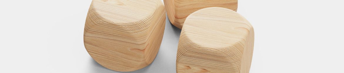 Wooden cubes
