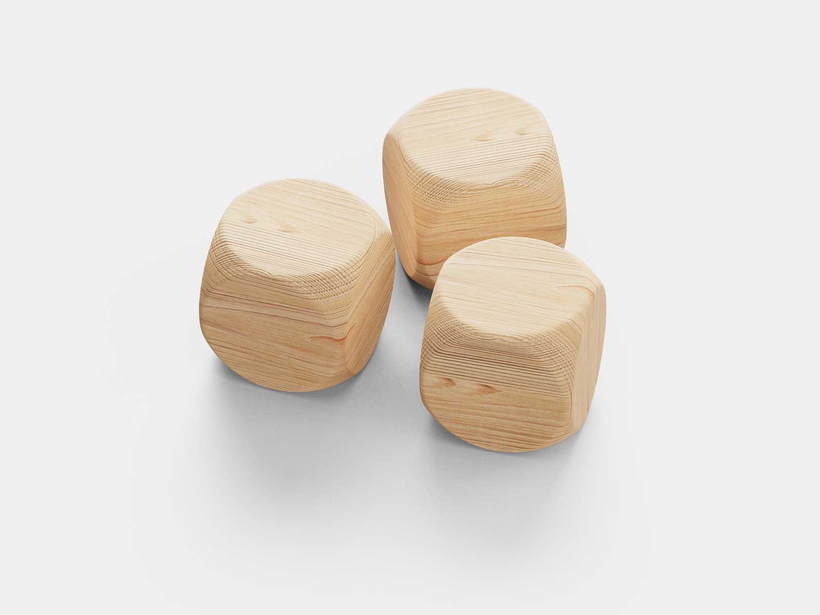 Wooden cubes