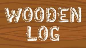 Wooden Log Font › Fontesk