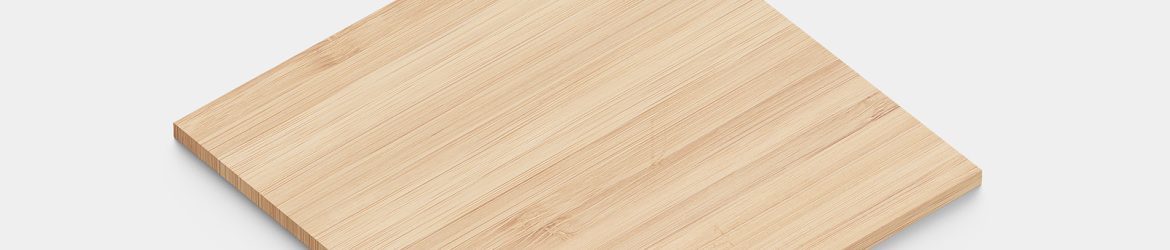 Wooden podium mockup