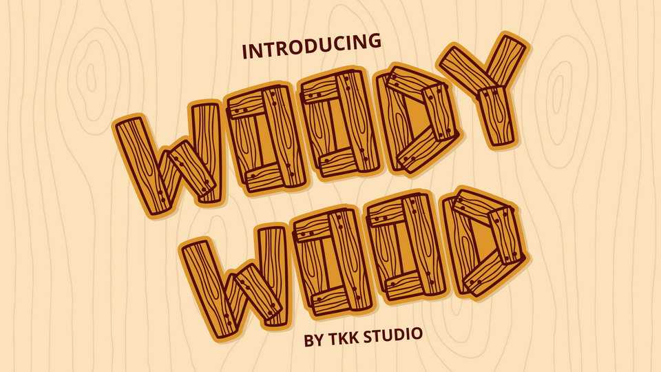 Woody Wood Font › Fontesk
