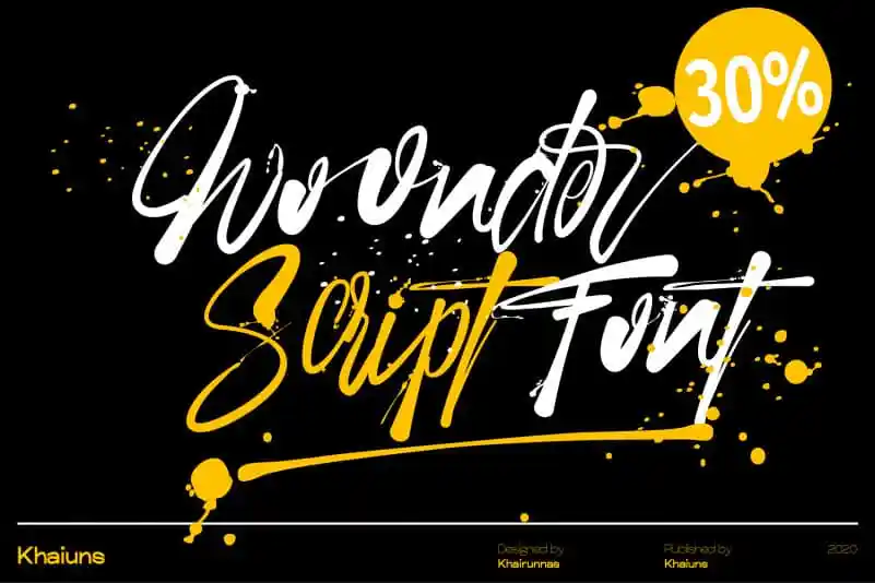 Woonder Script Font