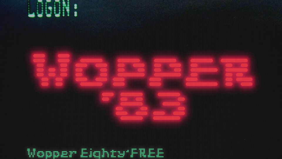 Wopper ’83 Font › Fontesk